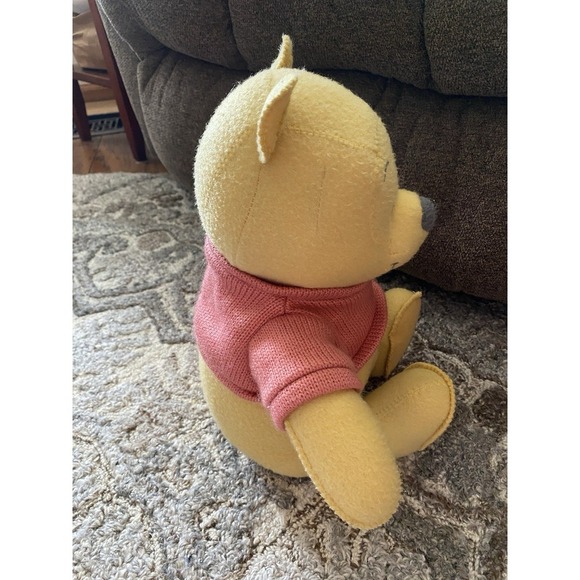Hallmark Disney Winnie the Pooh Soft Felt Stuffed Animal Plush 11" Bear Baby - Picture 5 of 7
